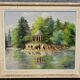 Madeleine Bruno: an old painting depicting a bucolic landscape.
