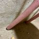 Imperfect pink bistro chair