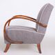 Czech Art Deco Beech Armchair attributed to J. Halabala for Up Zavody, 1930s