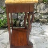 Pair of Empire style mahogany consoles, 20th century