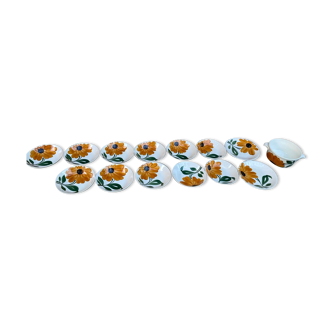 Gien tableware set, 1970s