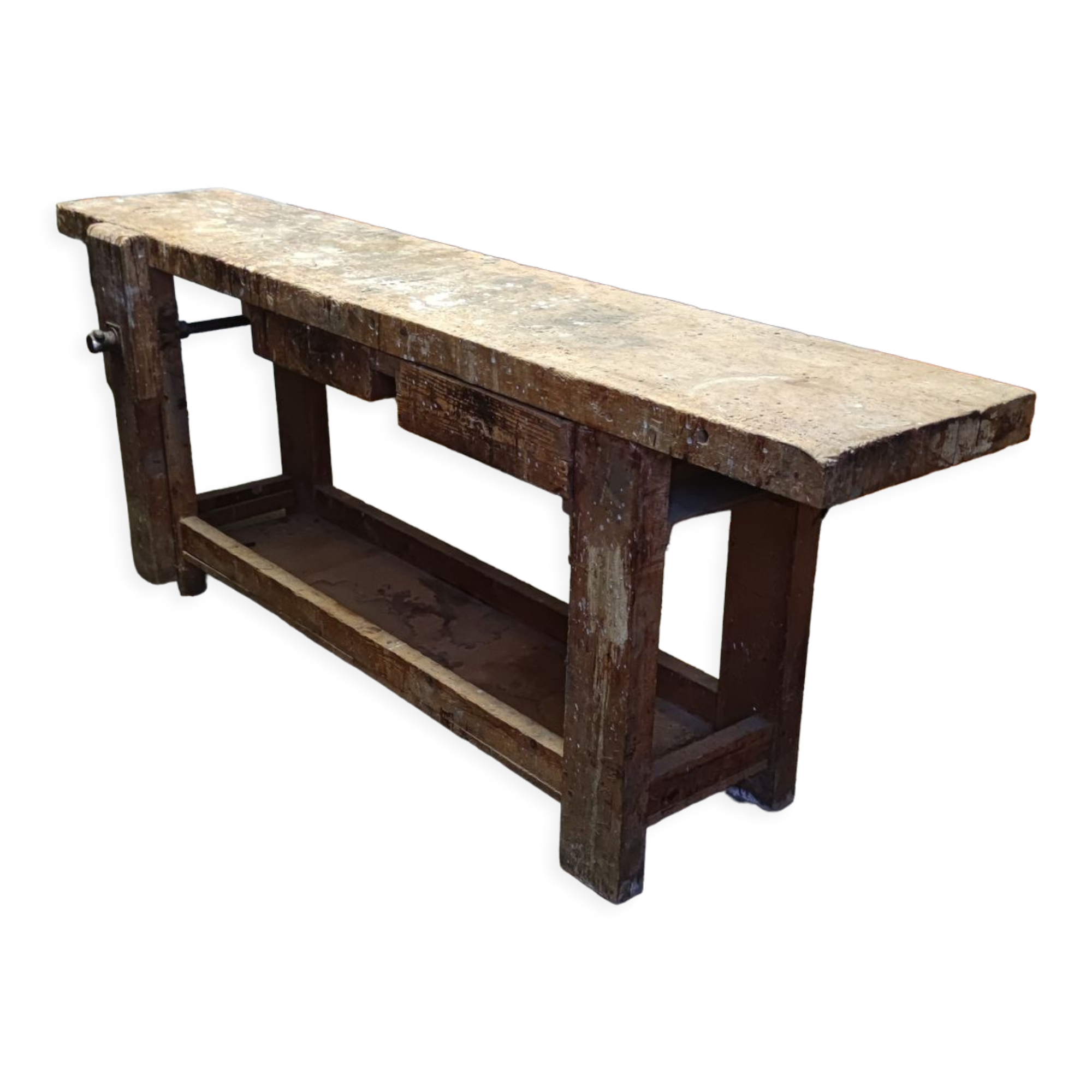Solid beech carpentry workbench