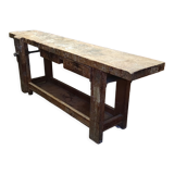 Solid beech carpentry workbench