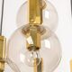 Grand cascading chandelier design with smoked glass by Cosack, Germany, 1970s.