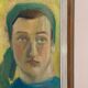 Huile sur panneau d'origine suédoise – "Portrait" par A.-S. Nilsson – Signé – Vintage et encadré – 44 × 32 cm (17,3" × 12,6")