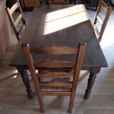 Dining table with chairs