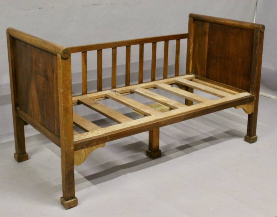 Louis Philippe walnut children's bed