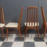 6 chaises à repas de Niels Koefoed pour Hornslet Danemark 1960