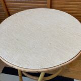 Coffee table - rattan sofa end