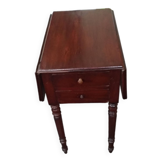 Small Louis Philippe mahogany casement table