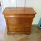 Petit meuble d’entrée-buffet d’appui-commode-Louis Philippe- 6 tiroirs
