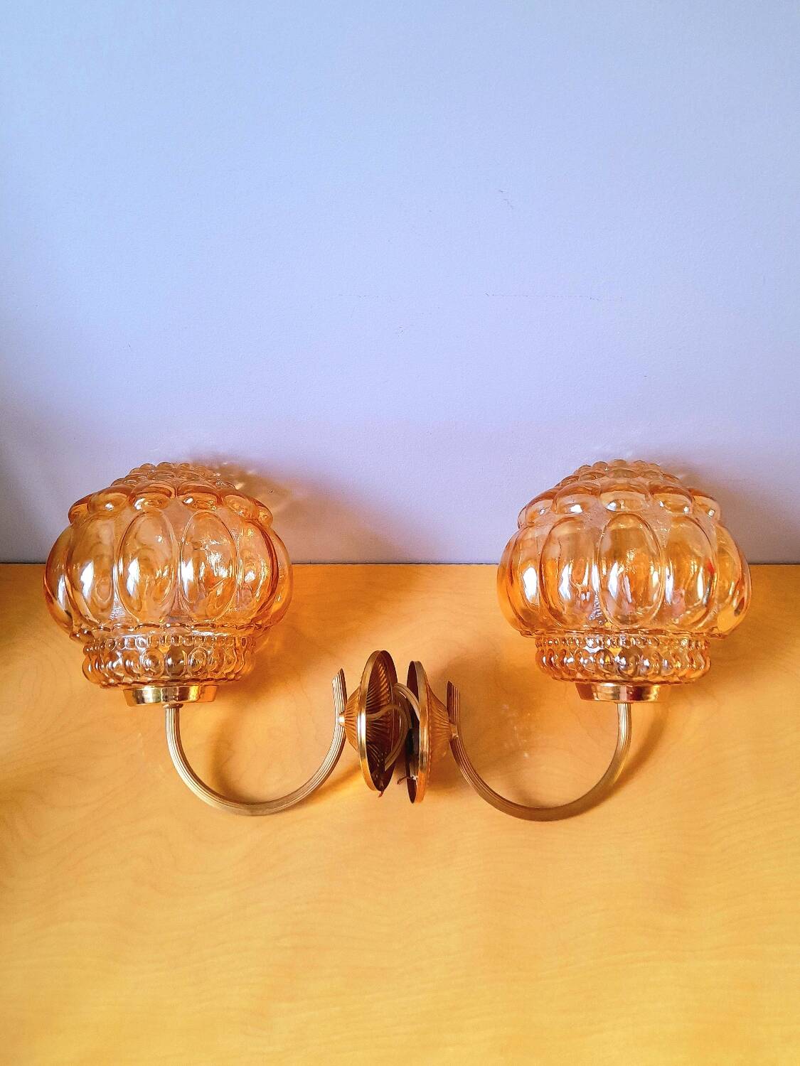 Bubble wall lights Helena Tynell, 1970.