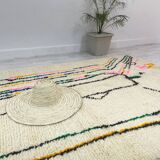 Handmade wool berber rug 260 x 160 cm