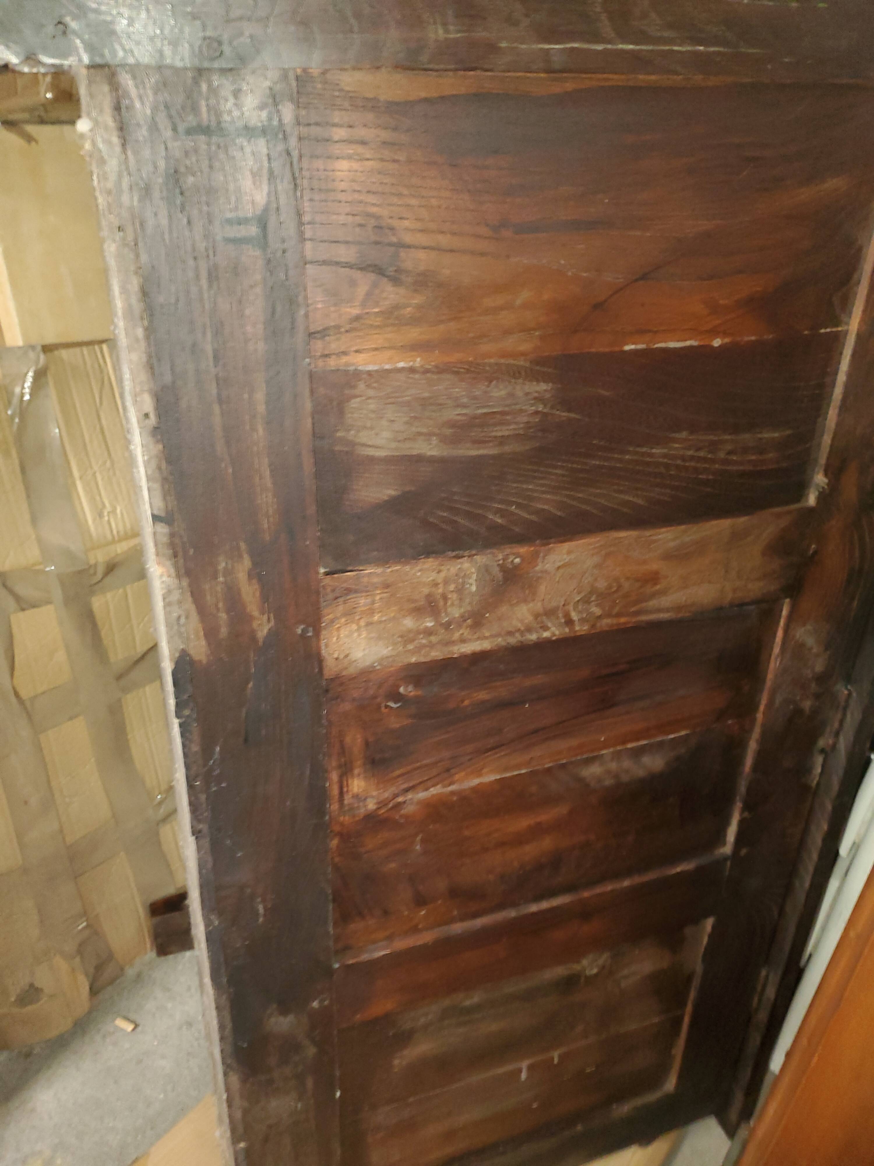 Very large antique medieval style chest * Solid wood
