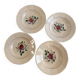Set of 4 deep plates Sarreguemines Hand-painted