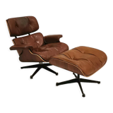 Rosewood lounge chair ensemble, Charles and Ray Eames, 1970