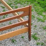 Vintage 50s oak daybed