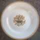 8 flat plates, Carnation model, art deco, CREIL ET MONTEREAU, floral pattern, old