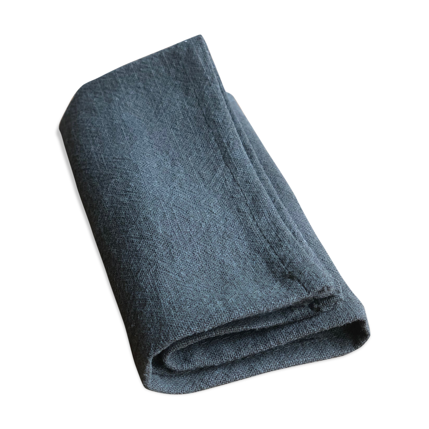 Serviette en lin lavé Kaki