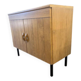 Vintage chest of drawers with steel legs