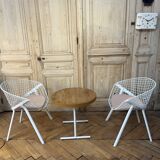 Kobi chair pair by alias + boma side table by kettal