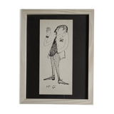 Daninos illustration from 1962 (family series) “mr ça”