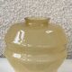 Lampshade globe art deco in old beige opaline glass