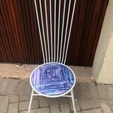 Chaise de jardin en fer forgé