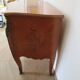 Louis XV commode - 2 drawers - floral marquetry - bronze ornament - 1950