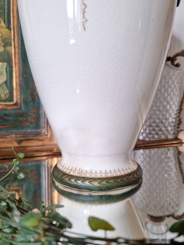 Vase Amphore, 1880, Boch Frères Keramis