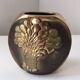 Vintage vase Art Nouveau gilded bronze