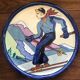 Pair of plates HB Quimper Odetta