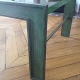 Coffee table glass and bronze