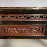Ancient chinese golden wood table