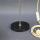 Adjustable Black Bakelite Industrial Table Lamp / Czechoslovakia, 1970s