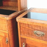 Pair of narrow cabinets with an extension, the 60s