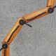 Articulated wooden lamp