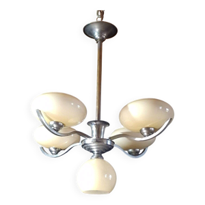 Lustre chrome metal 5 - jaune pale