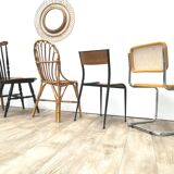 Lot of 6 vintage depareillees chairs