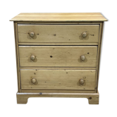 English chest of drawers in fir early twentieth century