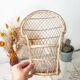 Fauteuil miniature Emmanuelle en rotin