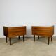 Pair of Scandinavian teak bedside tables, 1960s