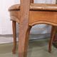 Caned chair in Louis XV style painted orange.