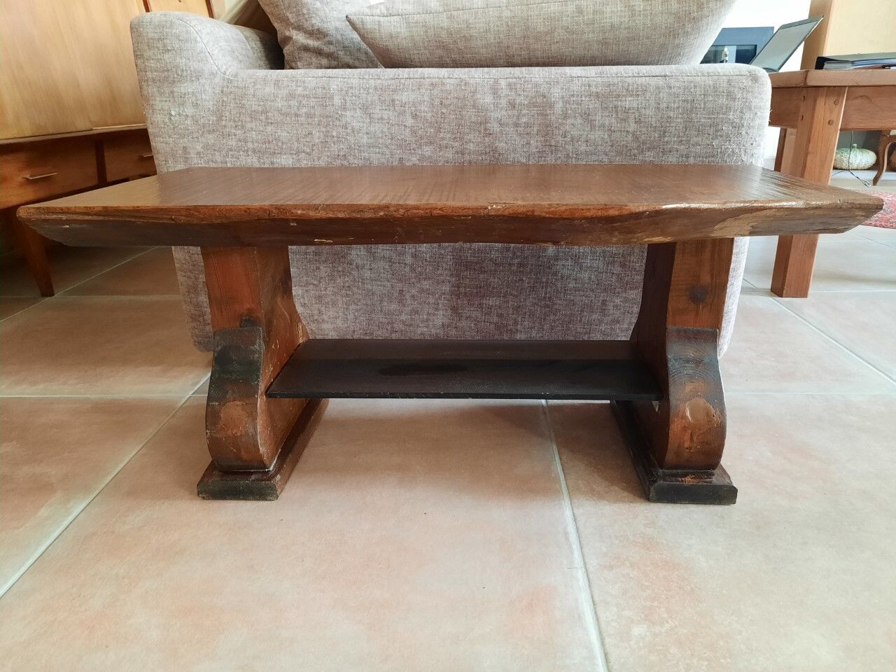 Brutalist coffee table