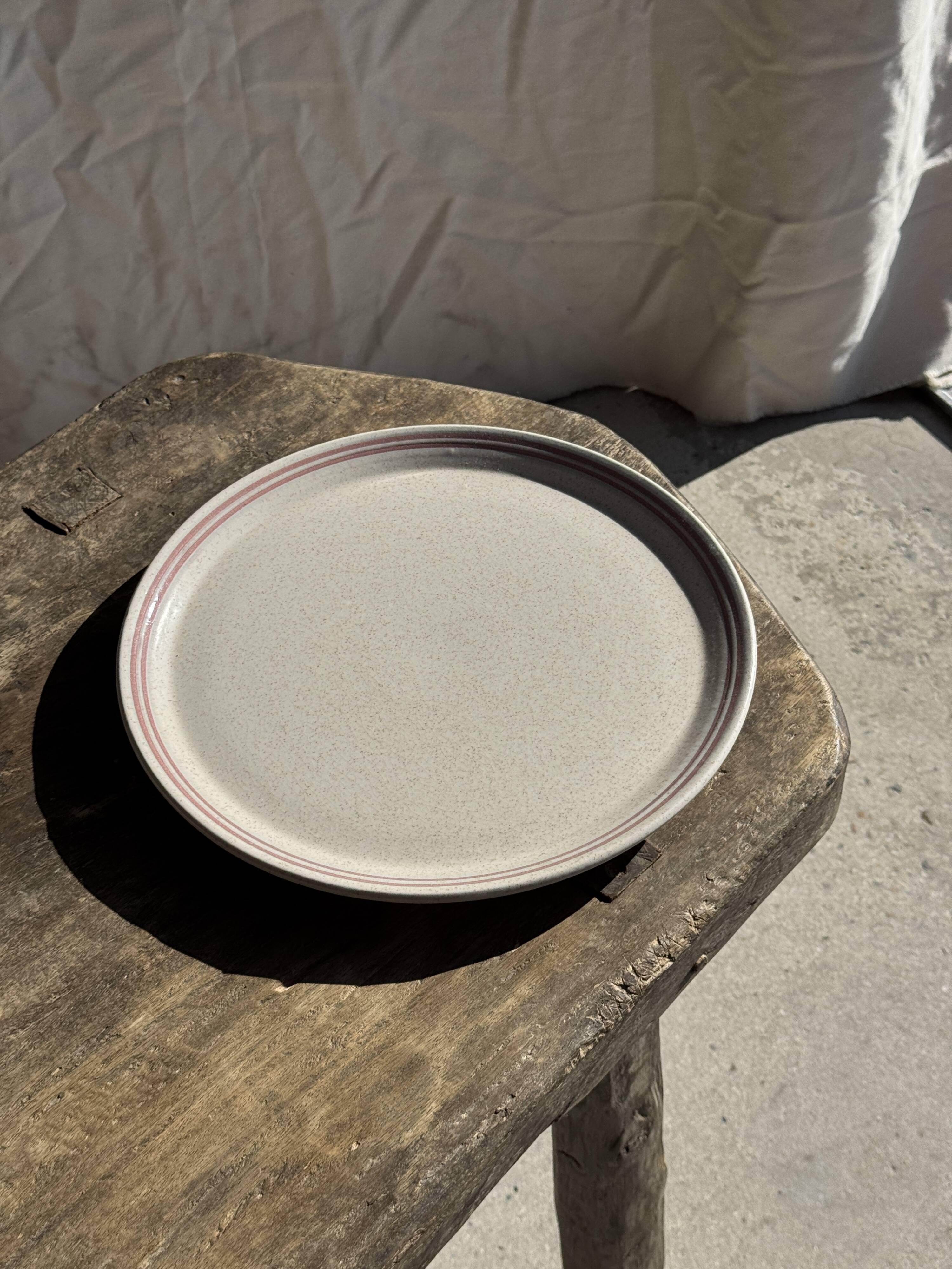 Lunéville table service Art Workshop 8 plates and 2 serving dishes