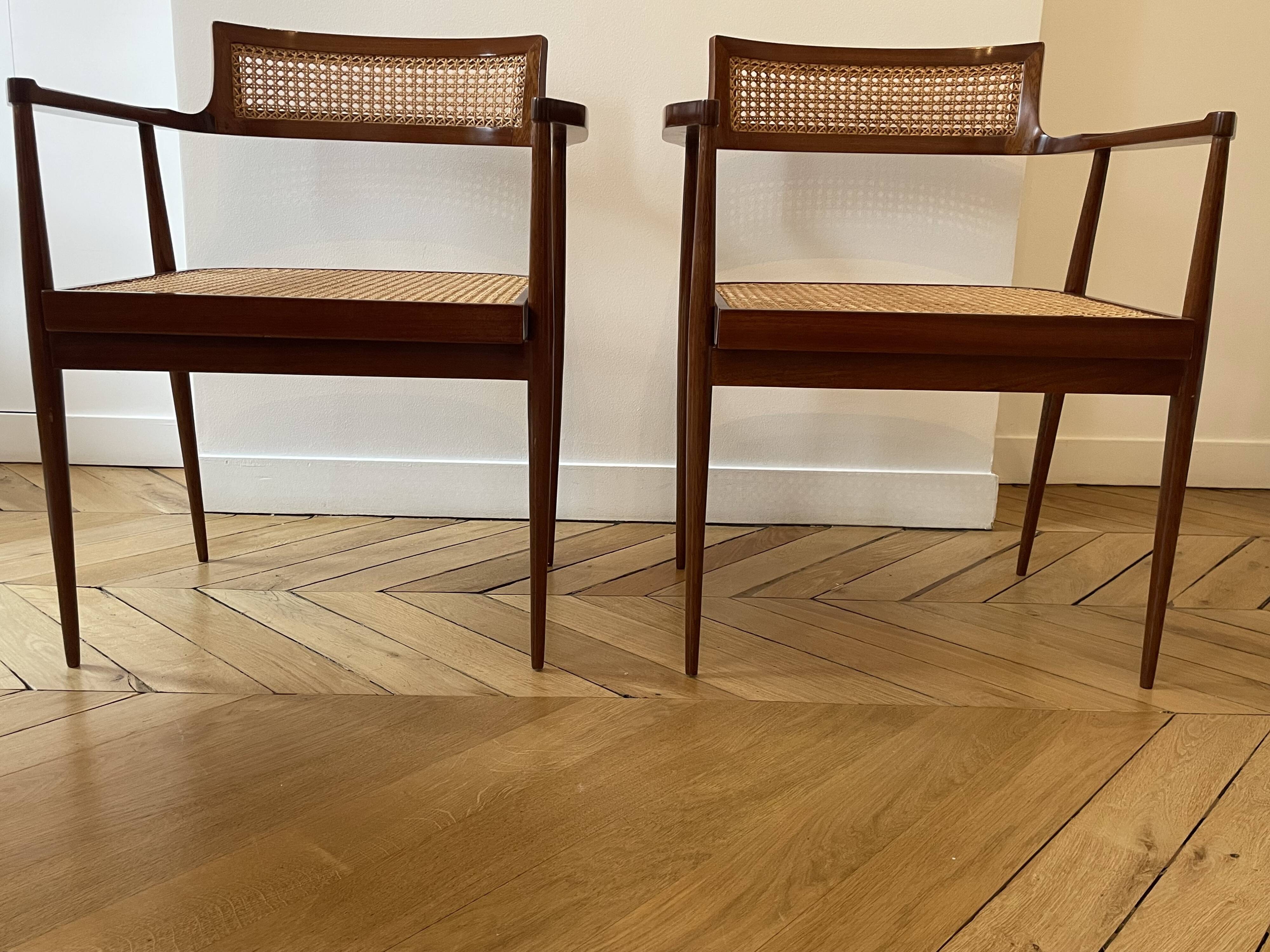 Chaises Joaquim Tenreiro (vers 1960)