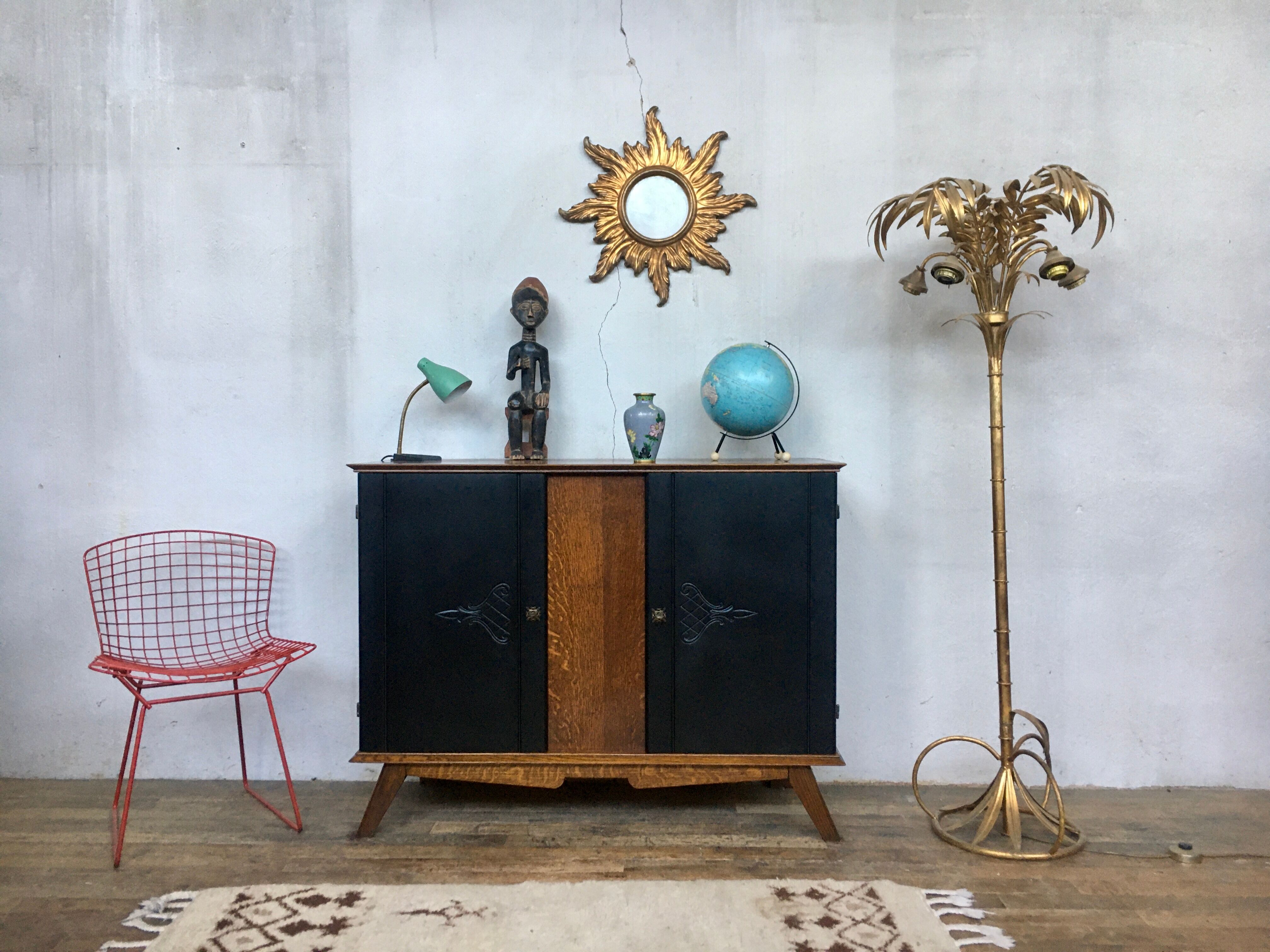 Vintage oak sideboard 1950/1960
