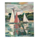 Oil on canvas sailboats