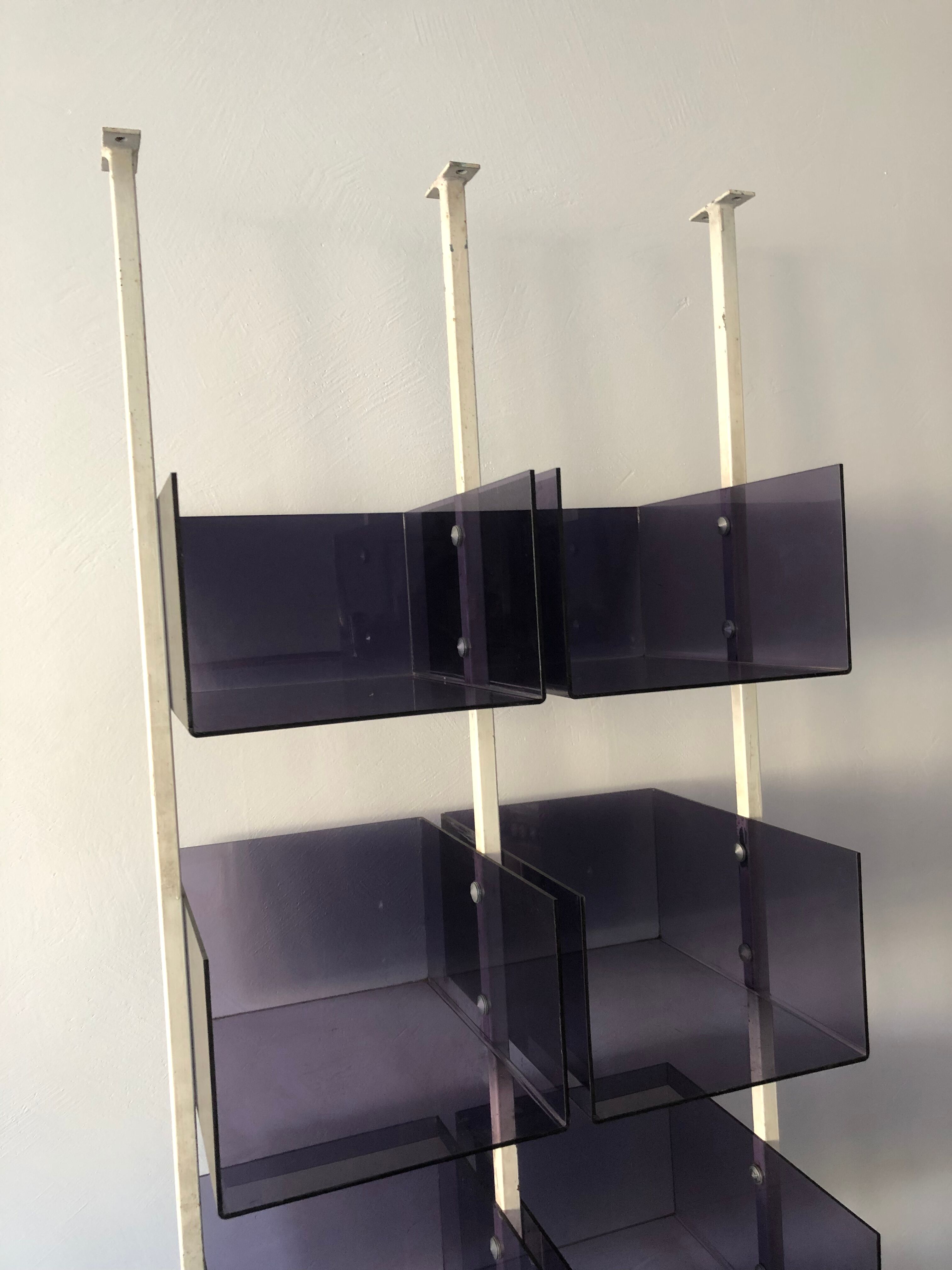 Plexiglass shelves