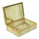 Vintage Italian Smoker's Box Jewelry Box Onyx Natural Stone